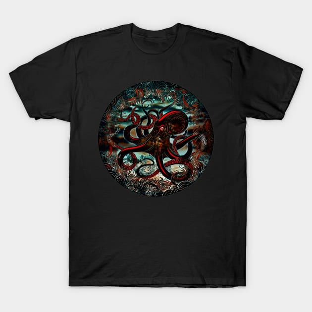 Octopus Sea T-Shirt by UMF - Fwo Faces Frog